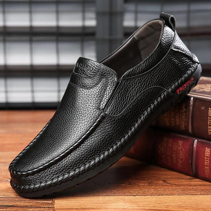 Mocassim Masculino de Couro - Amarick Lucian