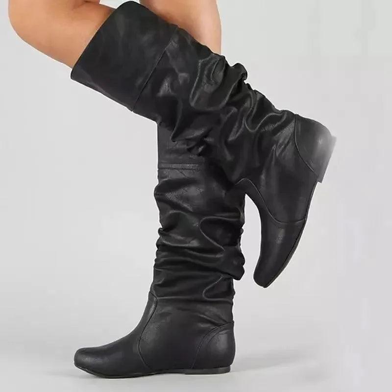 Bota Feminina Cano Alto Estilosa e Elegante Armênia