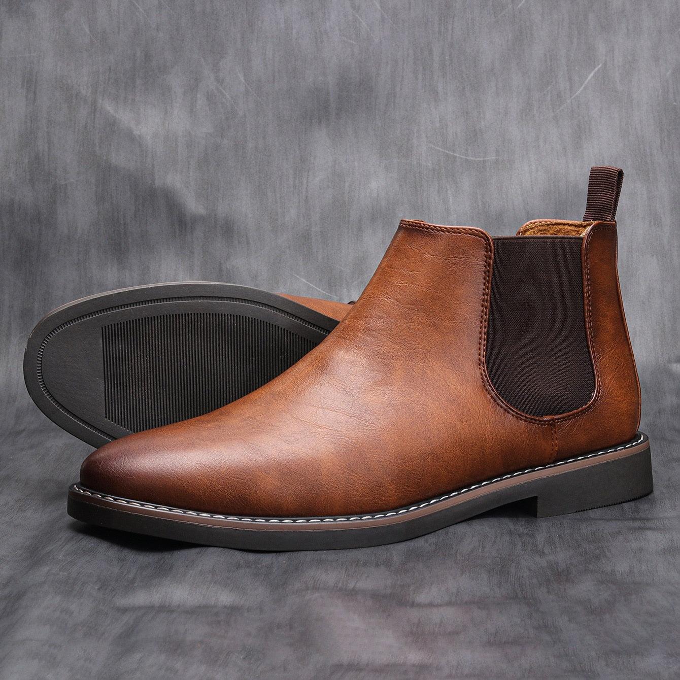 Bota Chelsea Masculina Original em Couro