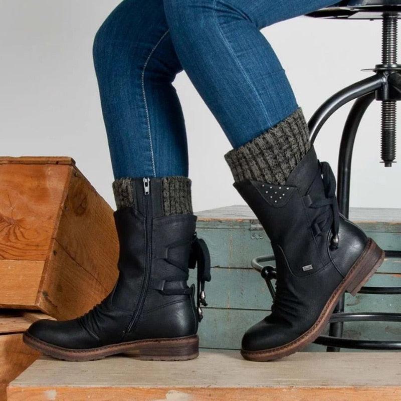 Bota Inverno Feminina Country com Salto