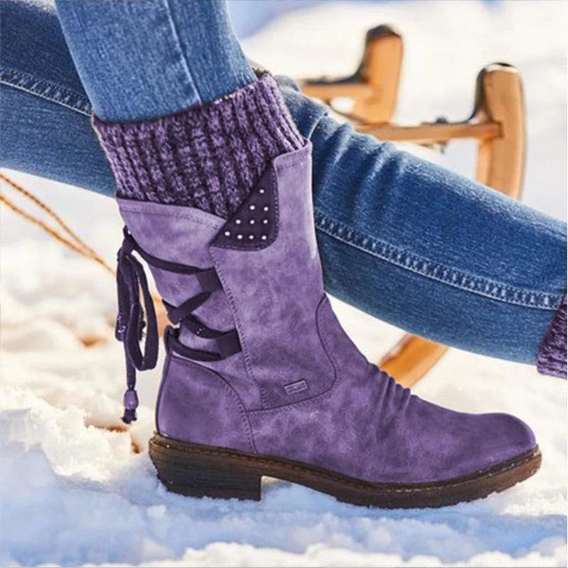 Bota Inverno Feminina Country com Salto