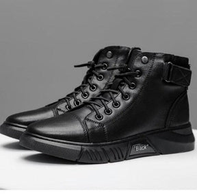 Bota Masculina Couro Black Titanium