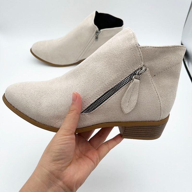 Bota Casual Outono - Suede